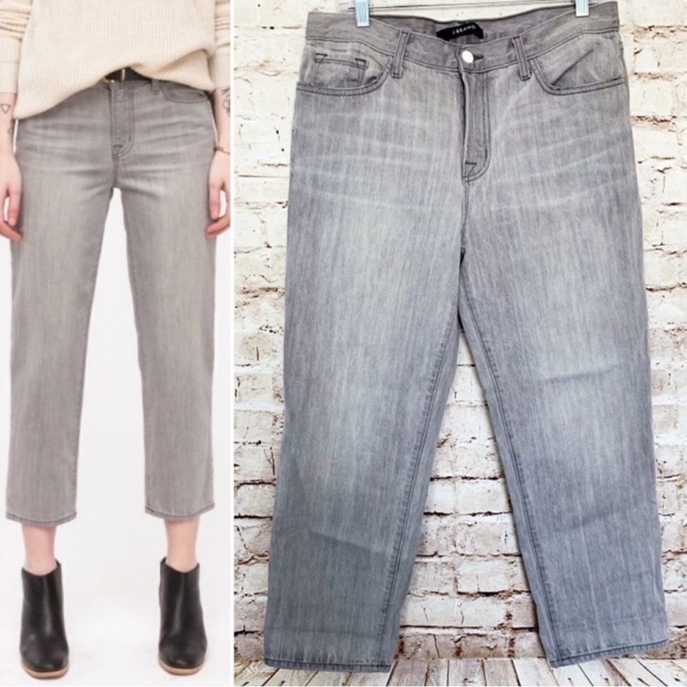 J Brand ace hilo cropped jeans